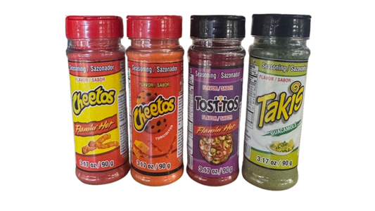Takis, Cheetos and Tostitos Powder (4 pack)